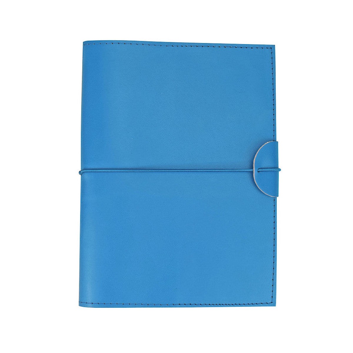 A5 Leather Refillable Cover Blue