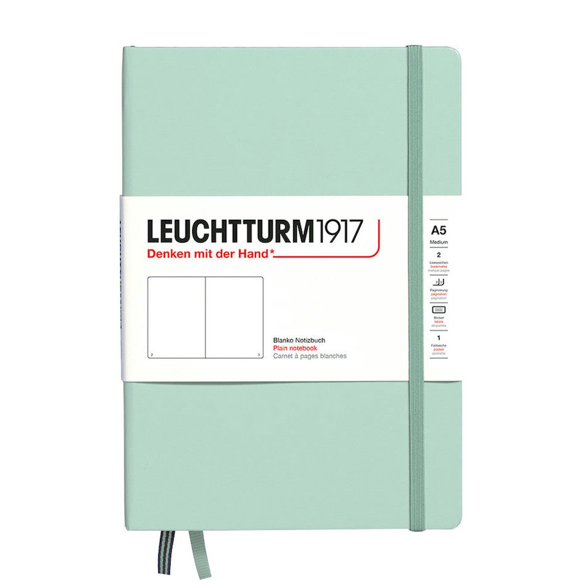 LEUCHTTURM1917 Hardcover Notebook Medium Mint Green
