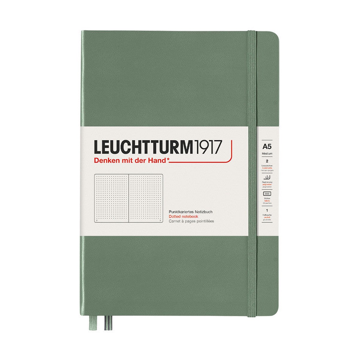 LEUCHTTURM1917 Hardcover Notebook Medium Olive