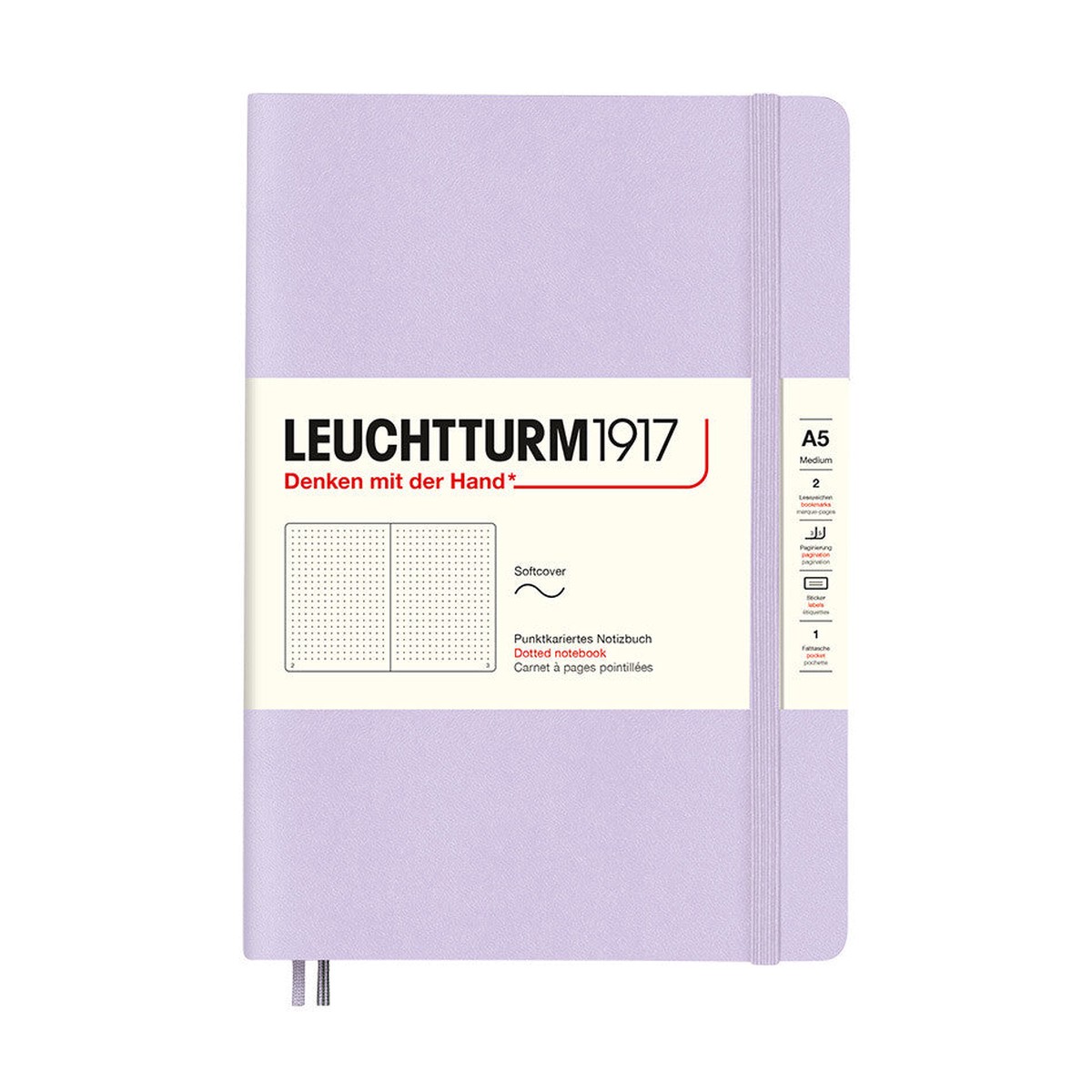 LEUCHTTURM1917 Softcover Notebook Medium Lilac