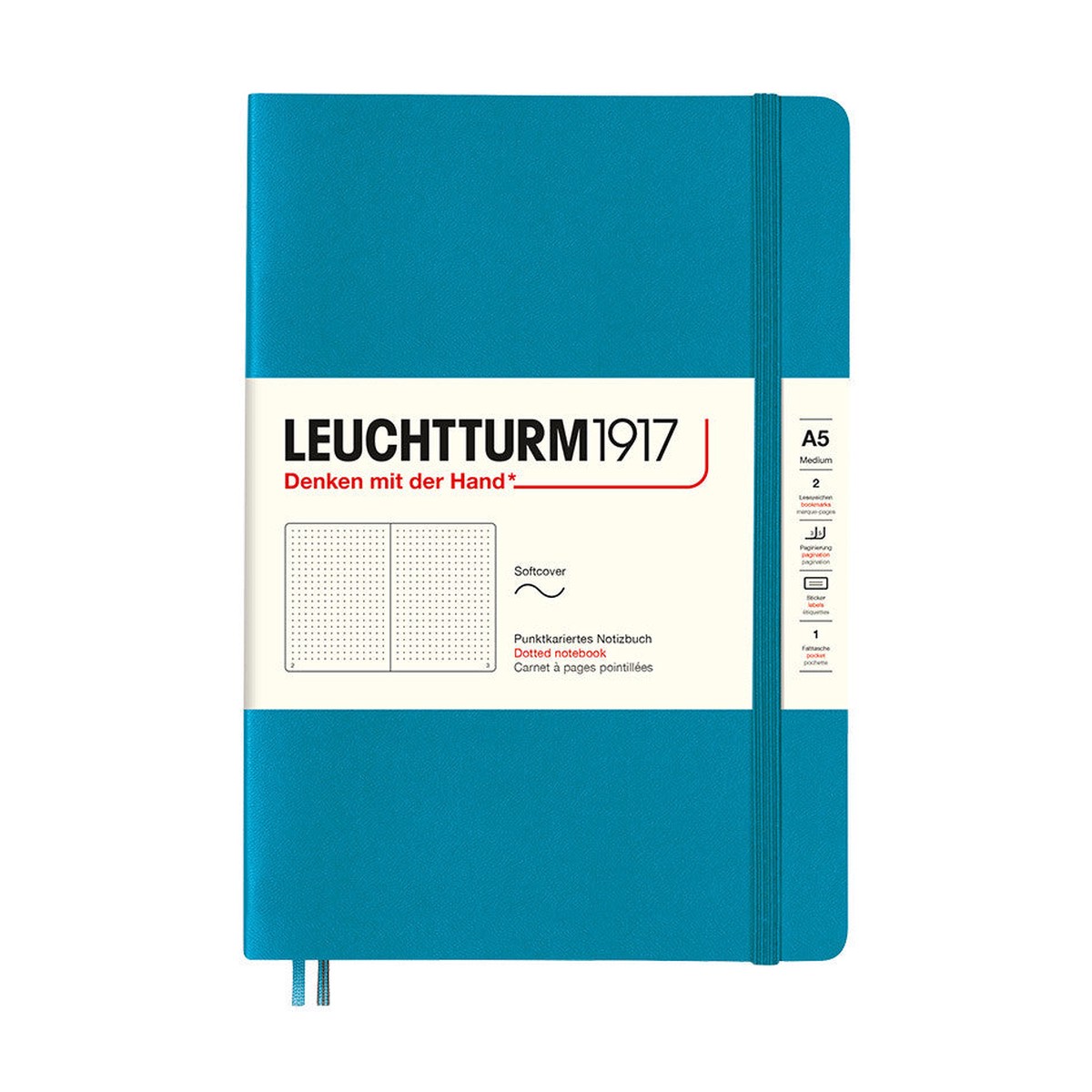 LEUCHTTURM1917 Softcover Notebook Medium Ocean