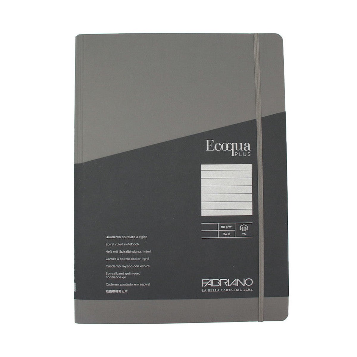 Fabriano EcoQua Plus Hidden Spiral Notebook A4