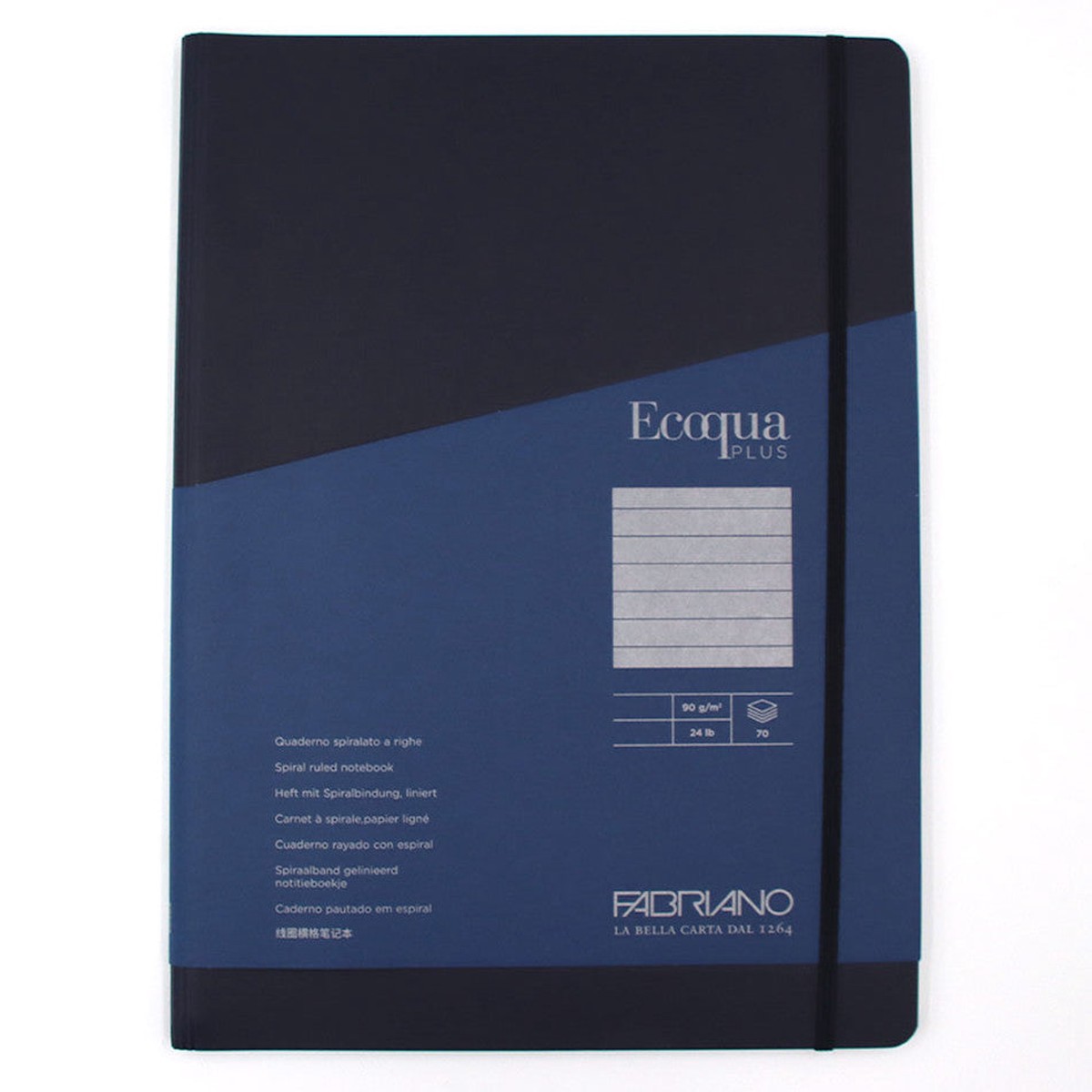 Fabriano EcoQua Plus Hidden Spiral Notebook A5