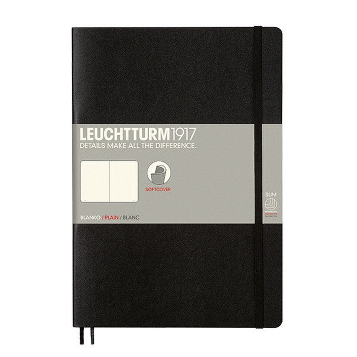 LEUCHTTURM1917 Softcover Notebook B5 Black
