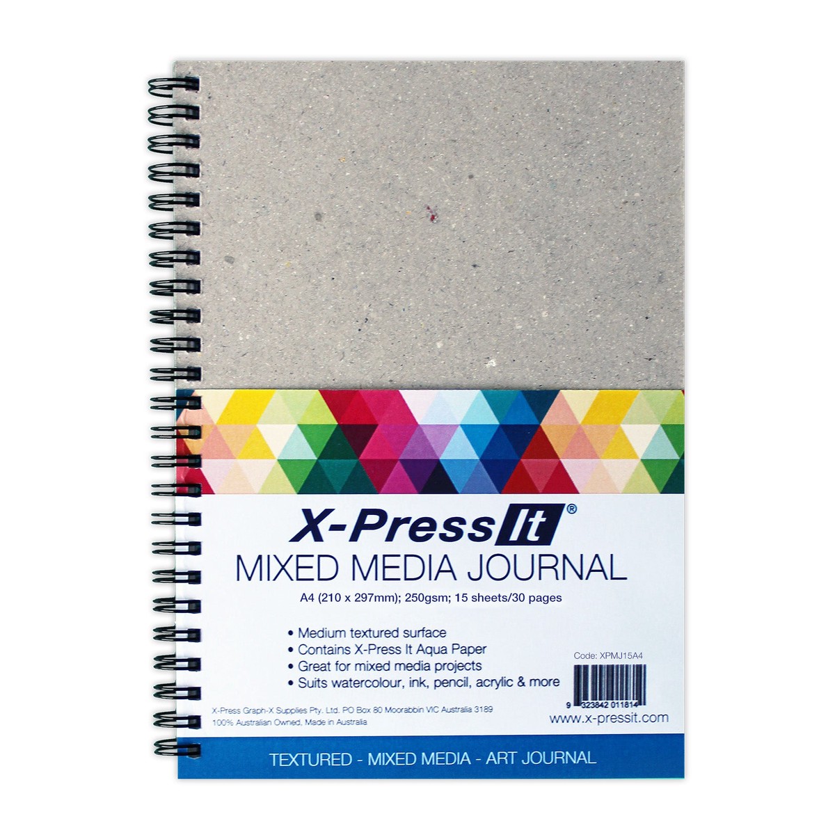 X-Press It Mixed Media Journal 15 Sheets A4