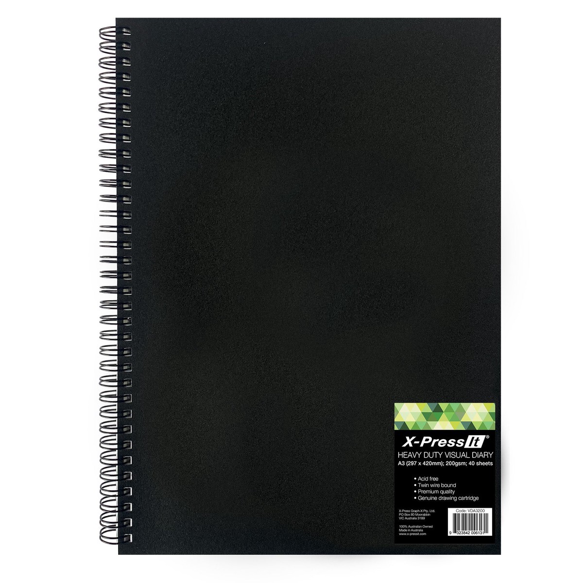 X-Press It Visual Diary A3 200gsm