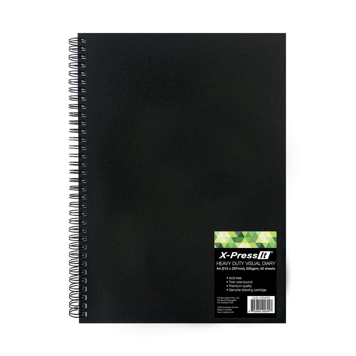 X-Press It Visual Diary A4 200gsm