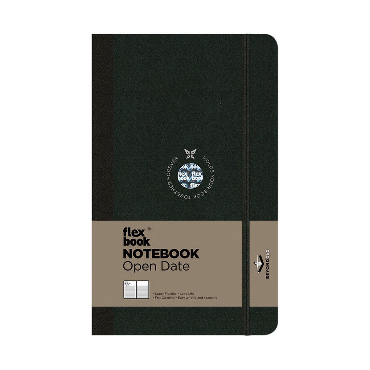 Flexbook Flex Global Notebook and Diary Medium Black