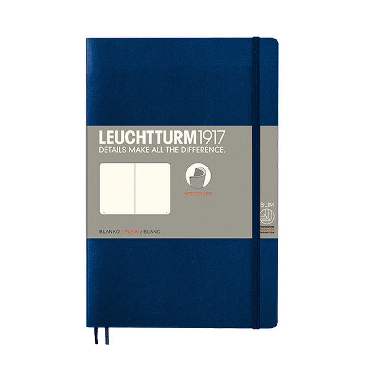 LEUCHTTURM1917 Softcover Notebook B6+ Navy