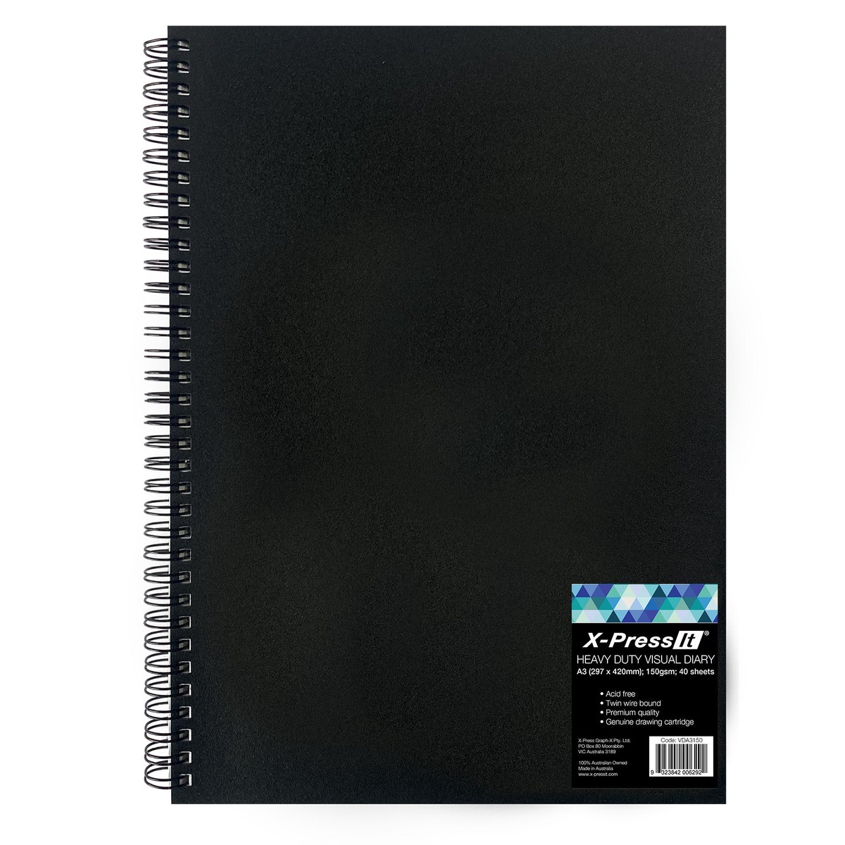 X-Press It Visual Diary A3 150gsm