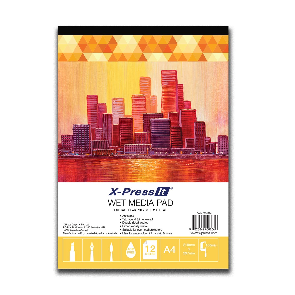 X-Press It Wet Media Pad A4