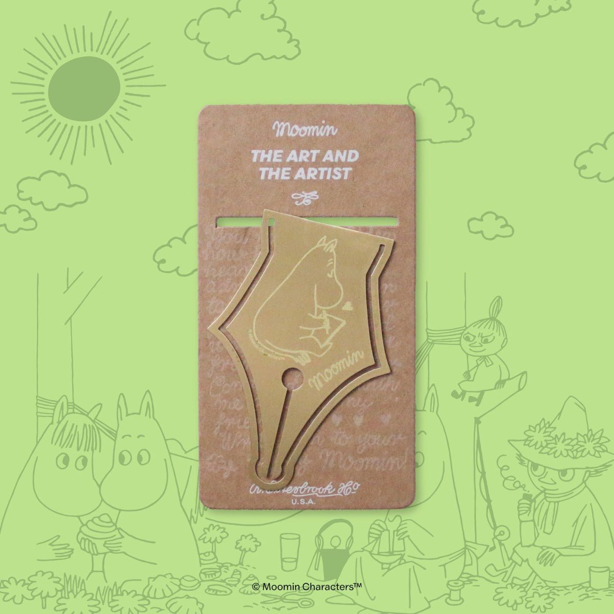 Esterbrook x Moomin Brass Book Mark