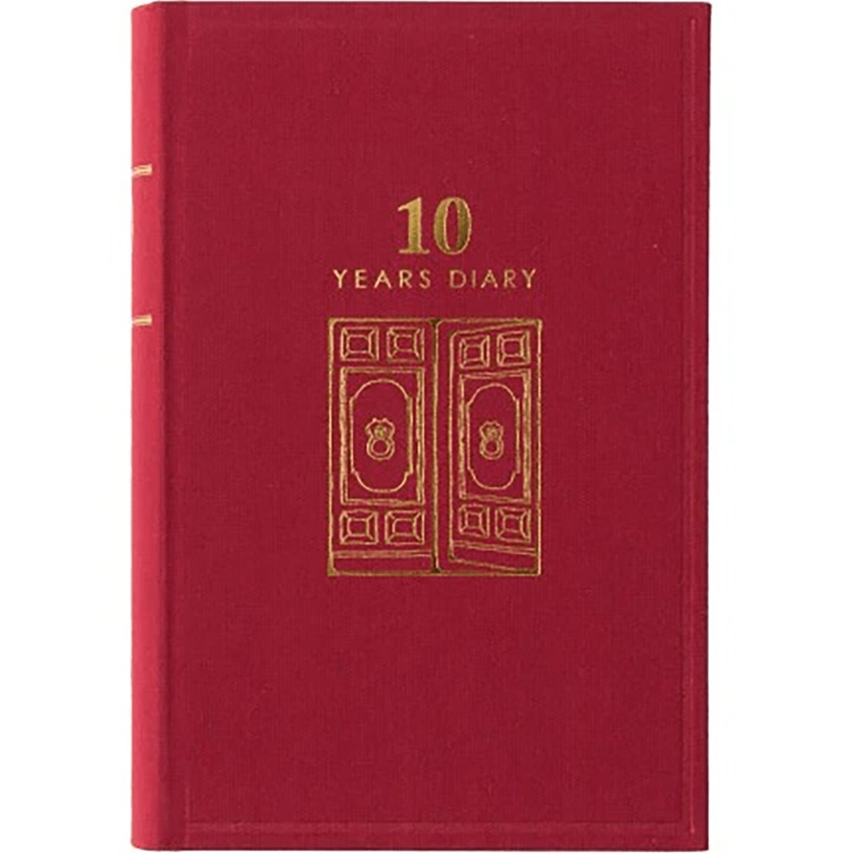 Midori 10 Years Gate Diary – Dark Red