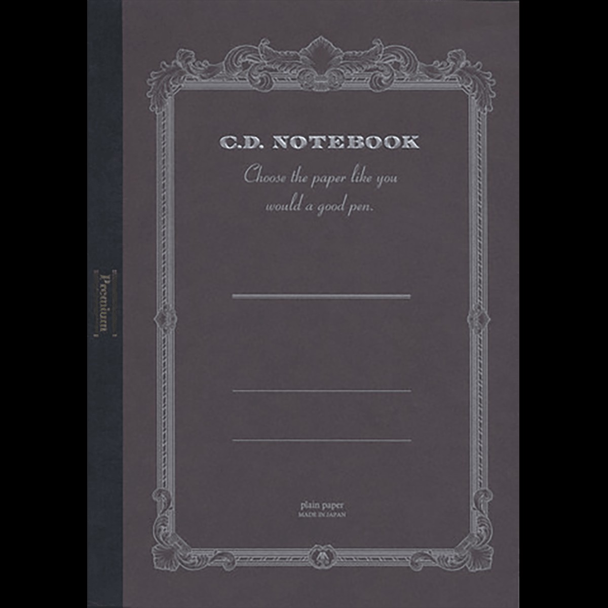 Apica Premium CD Notebook – Black – Blank – A4