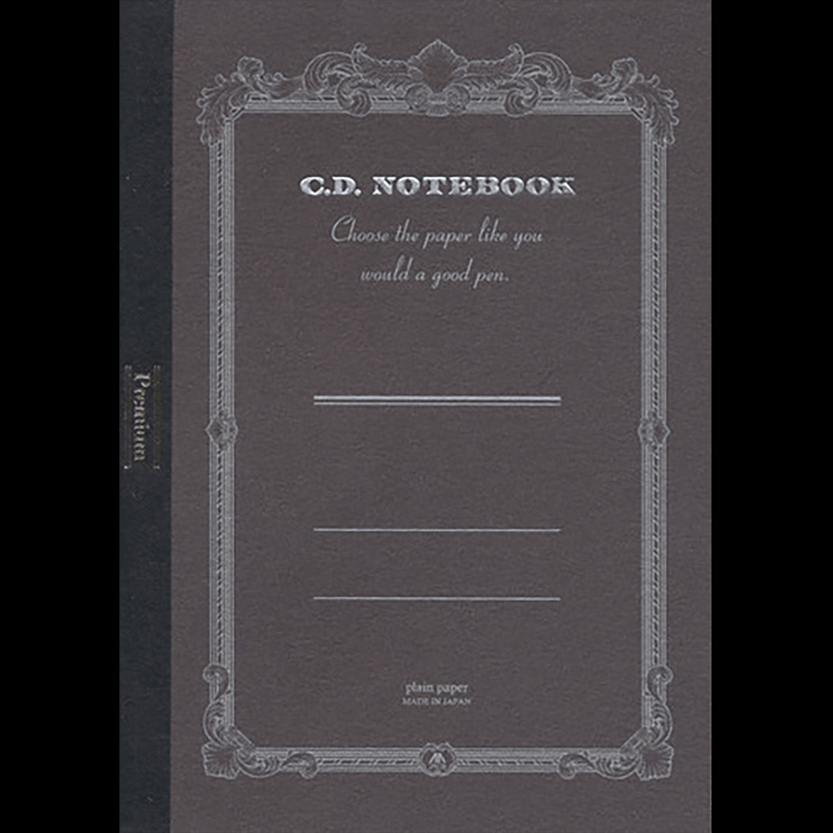 Apica Premium CD Notebook – Black – Blank – A6