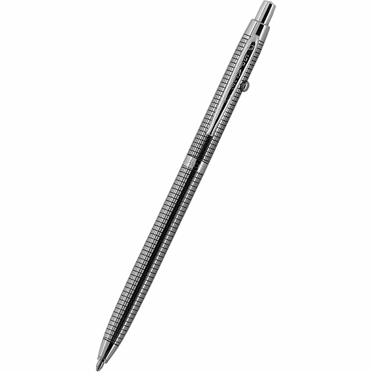 Fisher Space Grid Design Shuttle Ballpoint Pen – Black
