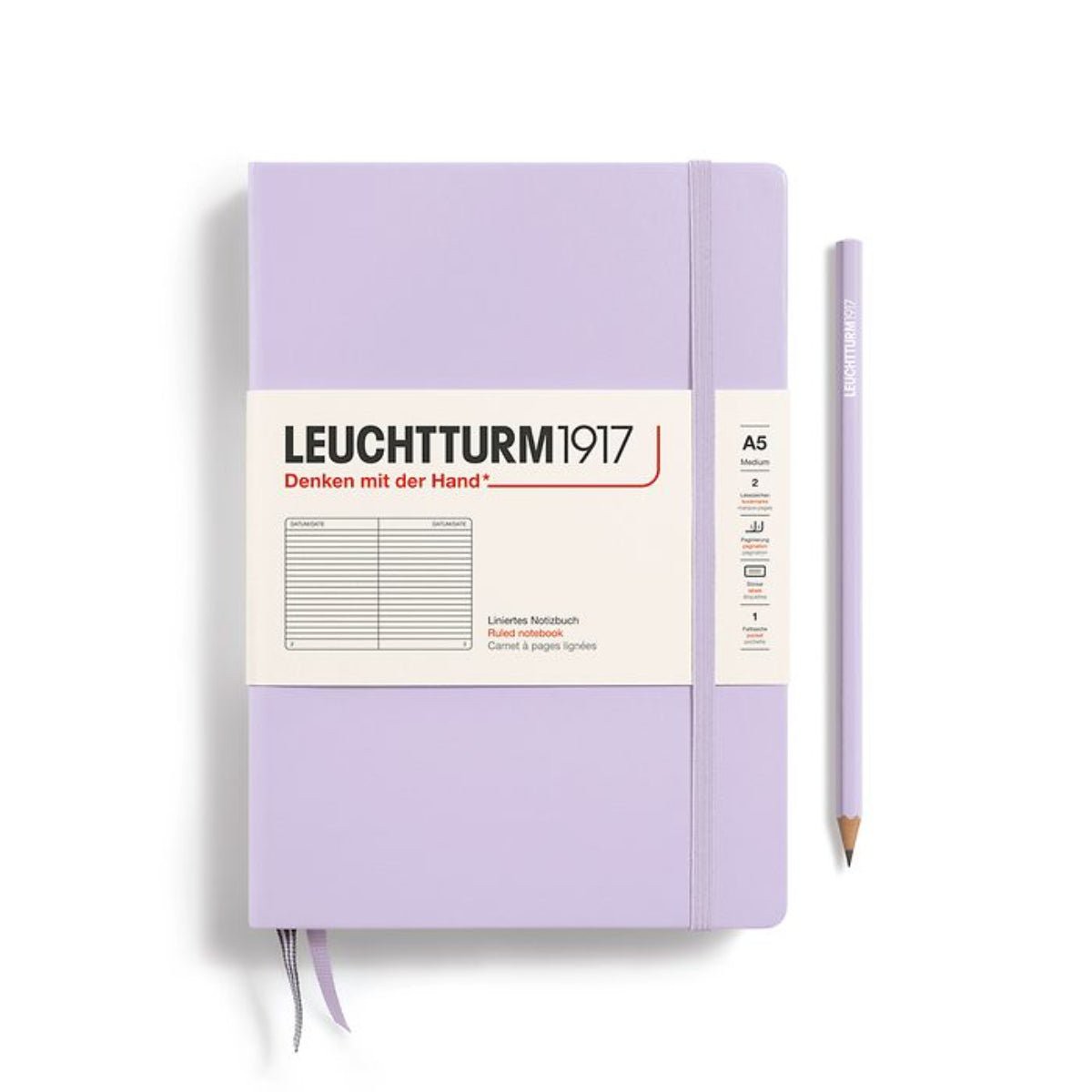 Leuchtturm 1917 Hardcover Notebook – A5 – Squared