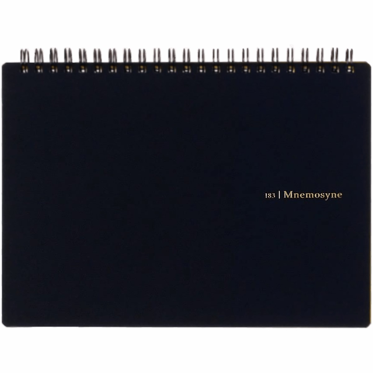 Maruman Mnemosyne Notebook – Black – Blank – A5
