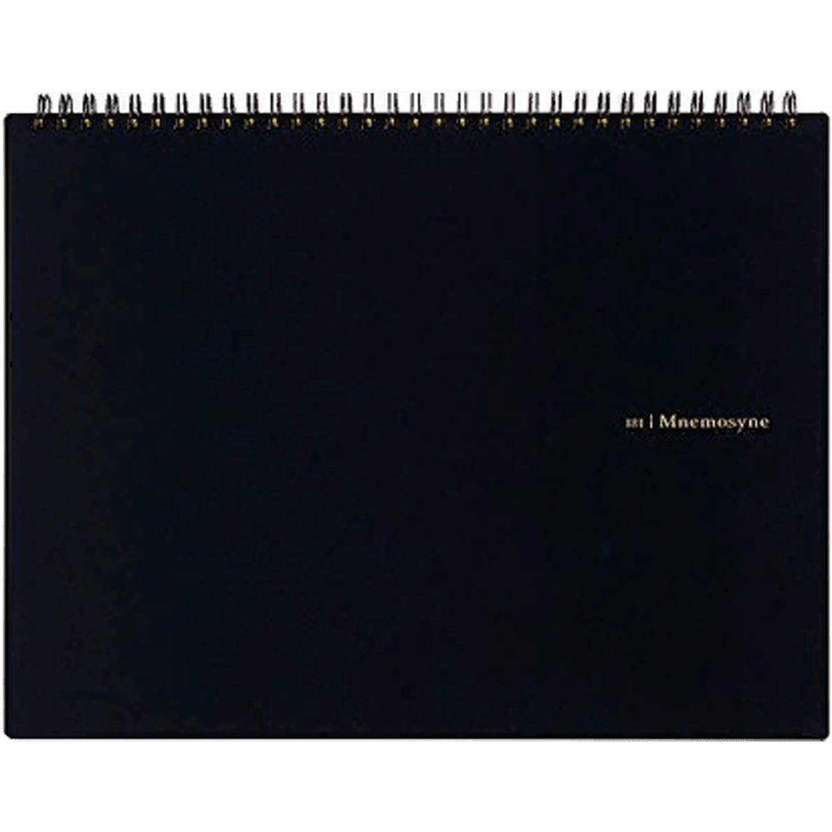 Maruman Mnemosyne Notebook – Black – Blank – A4