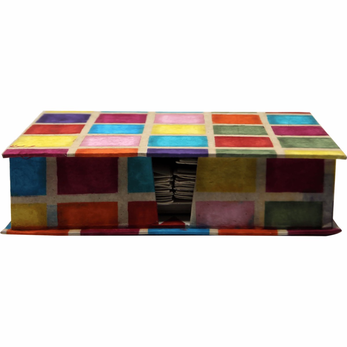 Monk Paper Batik Multicolor Patch Work Lokta Stationery Box Set