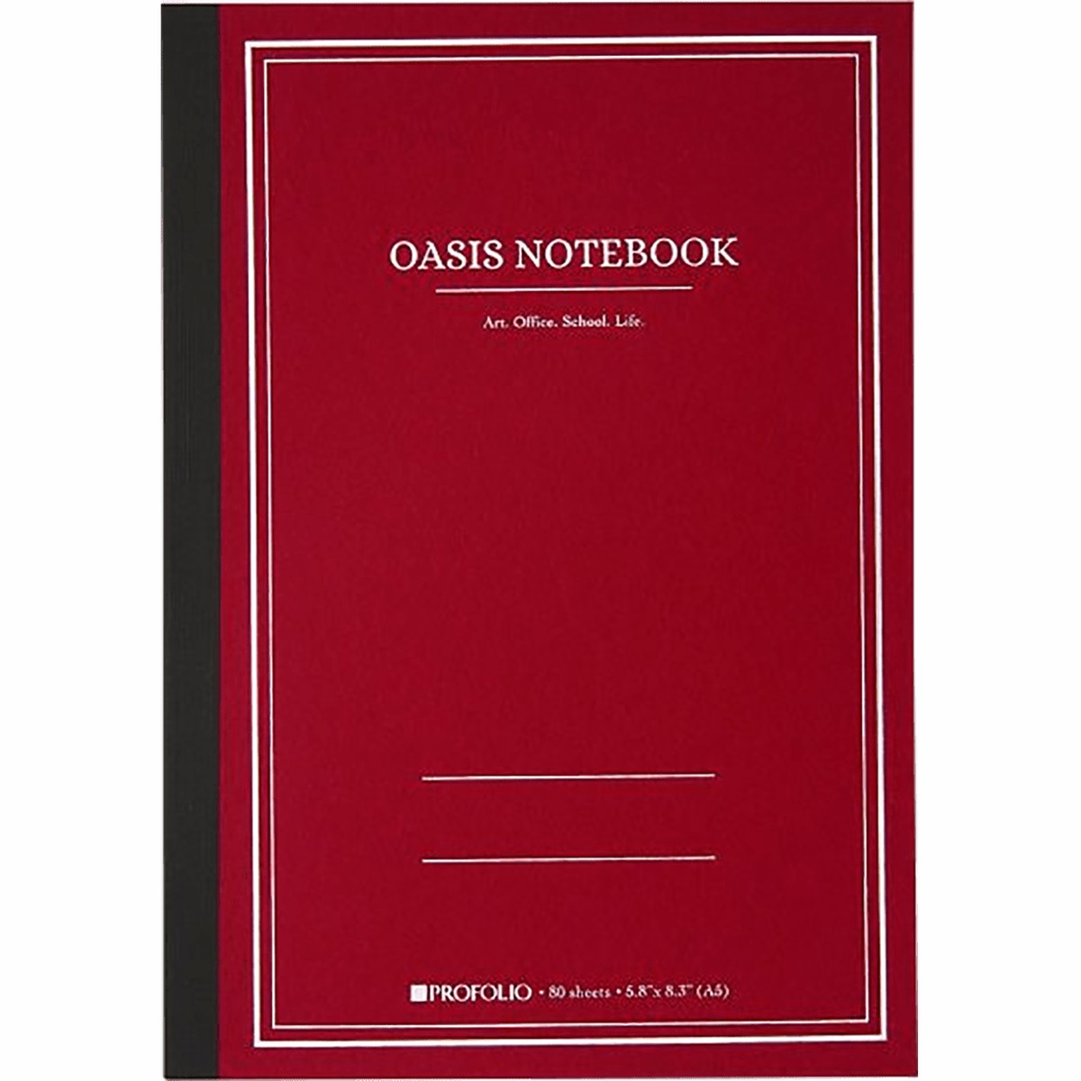 Oasis ProFolio Notebook – Brick – Medium