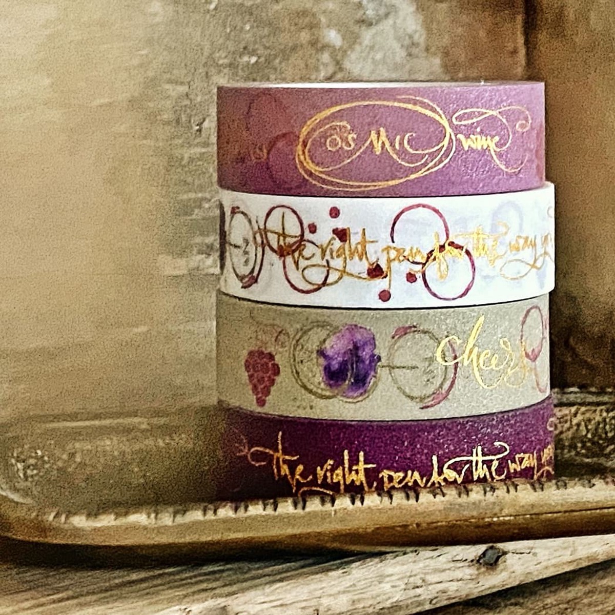 Esterbrook Washi Tape Set – Cosmic Wine