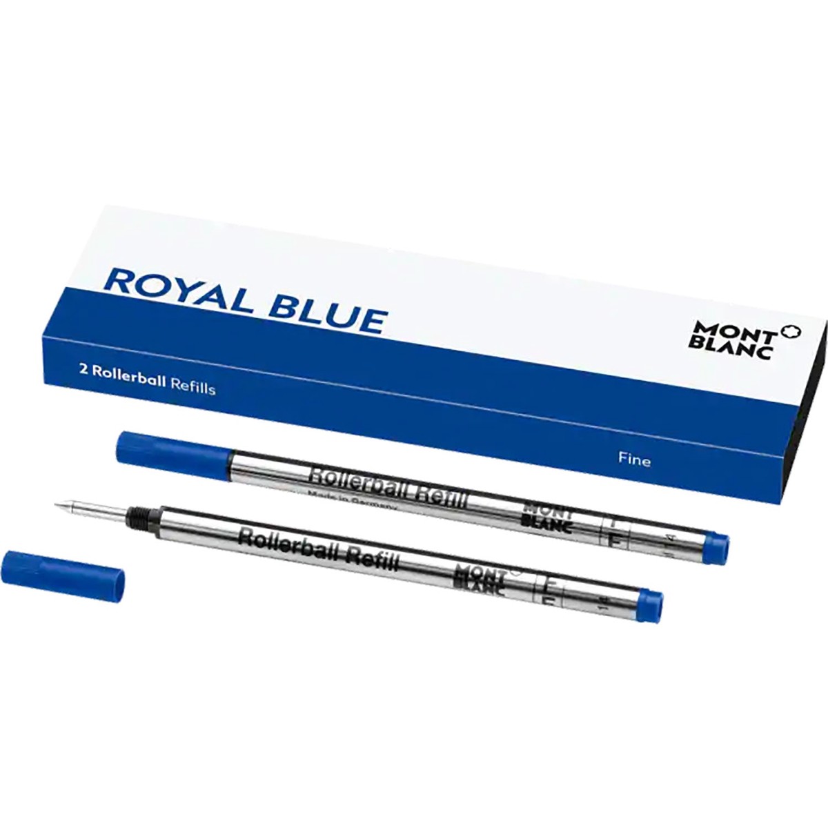 Montblanc Rollerball Refill – Royal Blue (2 Per Pack)
