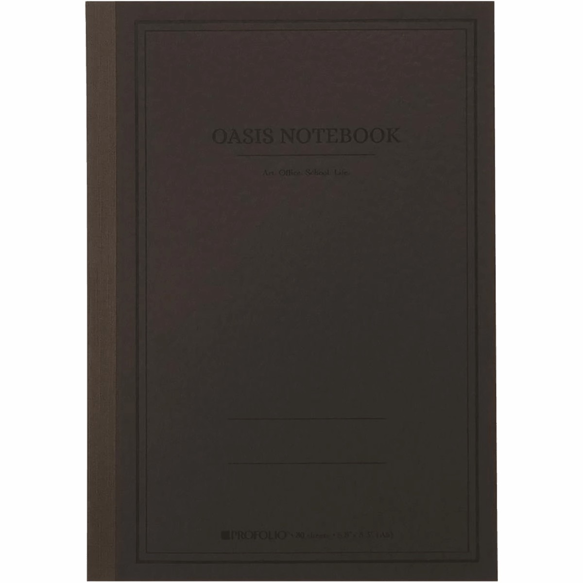 Oasis ProFolio Notebook – Charcoal – Medium