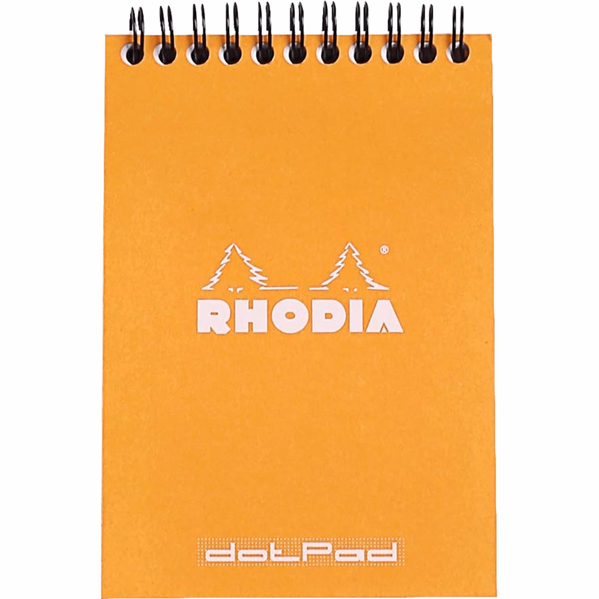 Rhodia A6 Wirebound Dot Orange Notepad 4 x 6