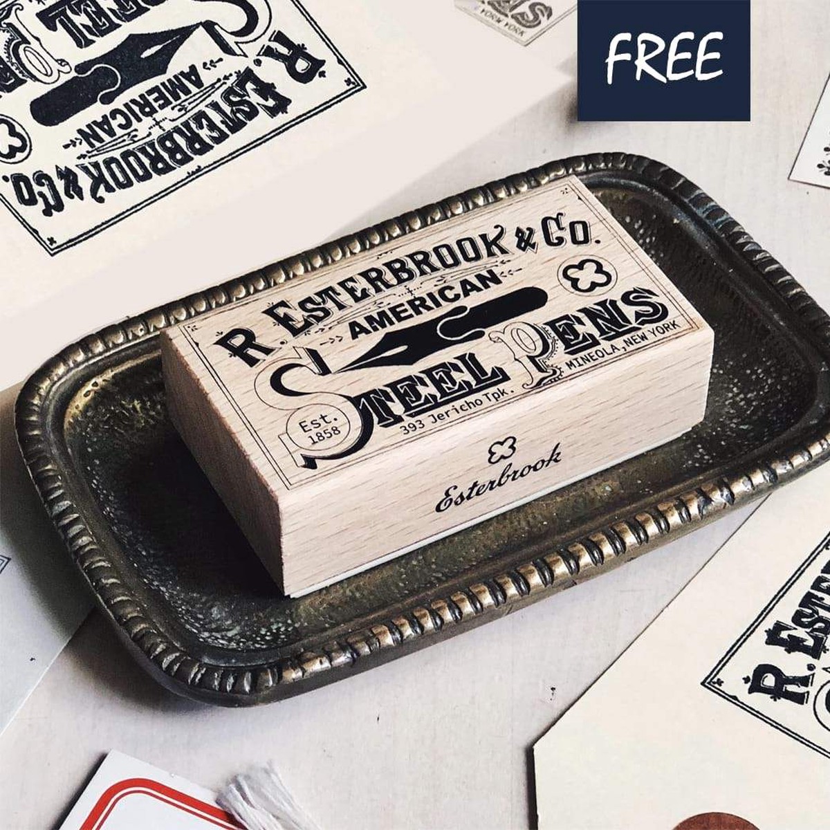 Esterbrook Stamp – Vintage Inspired Rubber