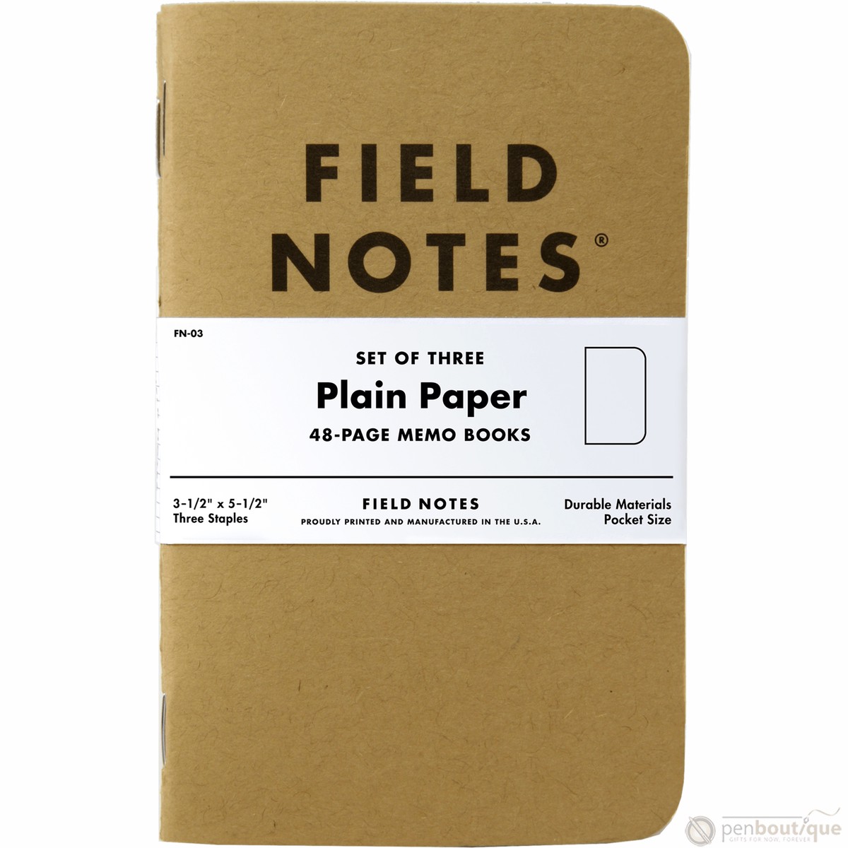 Field Notes Brand Original Plain 3-pack 3″ 5″