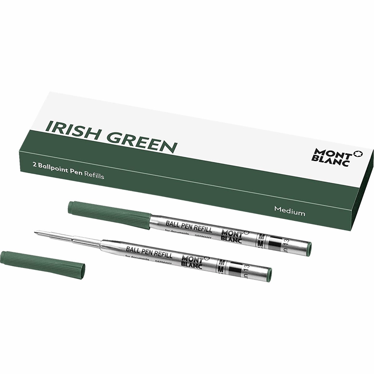 Montblanc Ballpoint Refill – Irish Green – Medium – 2 Per Pack