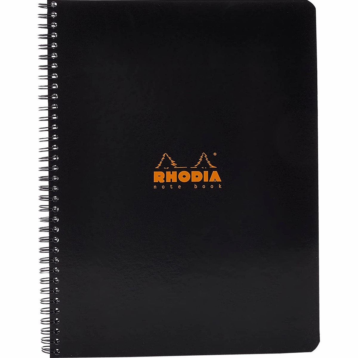 Rhodia Notebook Spiralbound Graph Black
