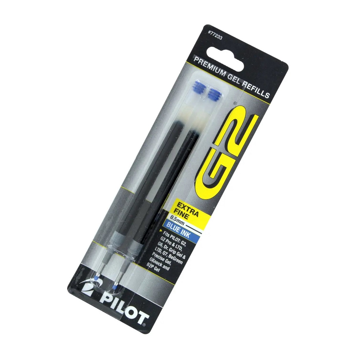 Pilot G2 0.7mm 2 pack Blue Refill