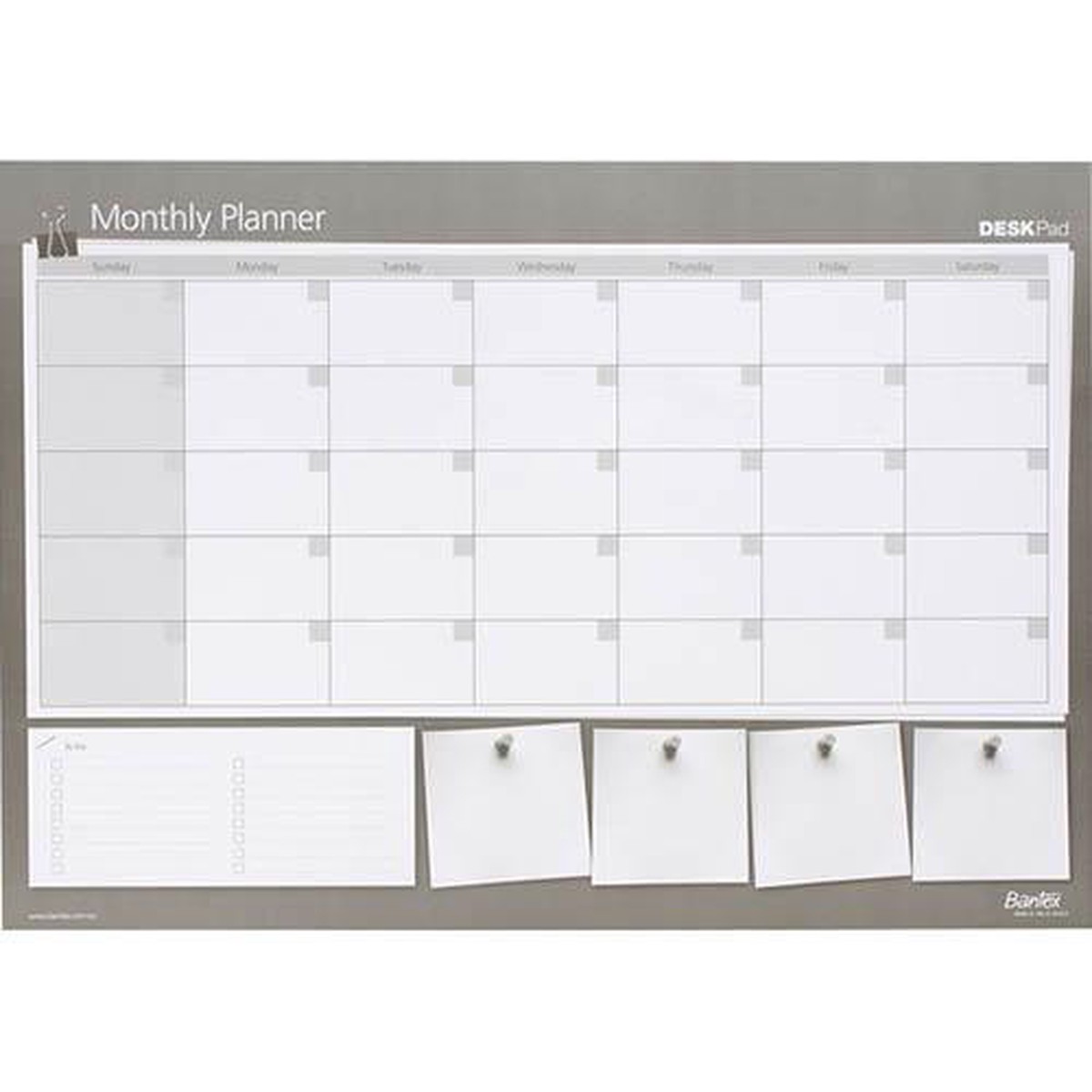 Bantex Deskpad Undated Monthly A2