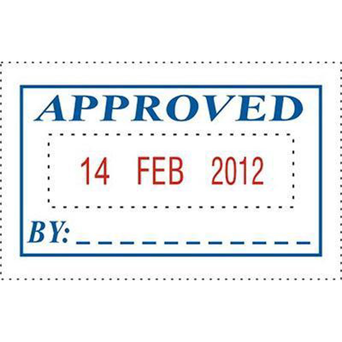 Deskmate Self-Inking Dater Approved