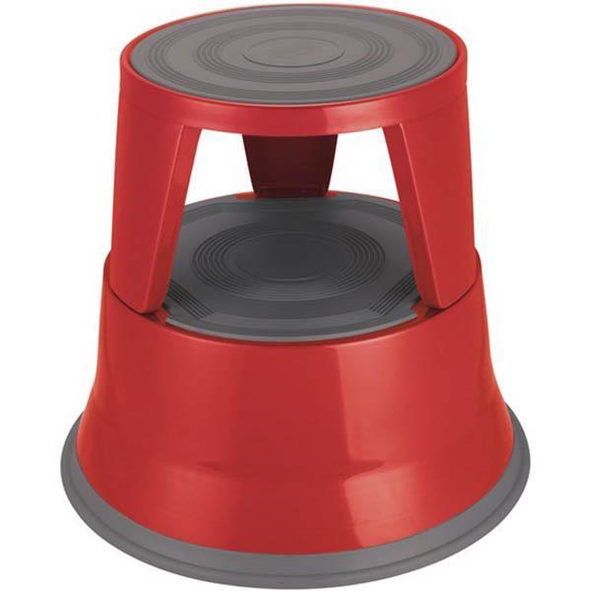 Durus Kick Stool 2 Step 430 X 430Mm Red