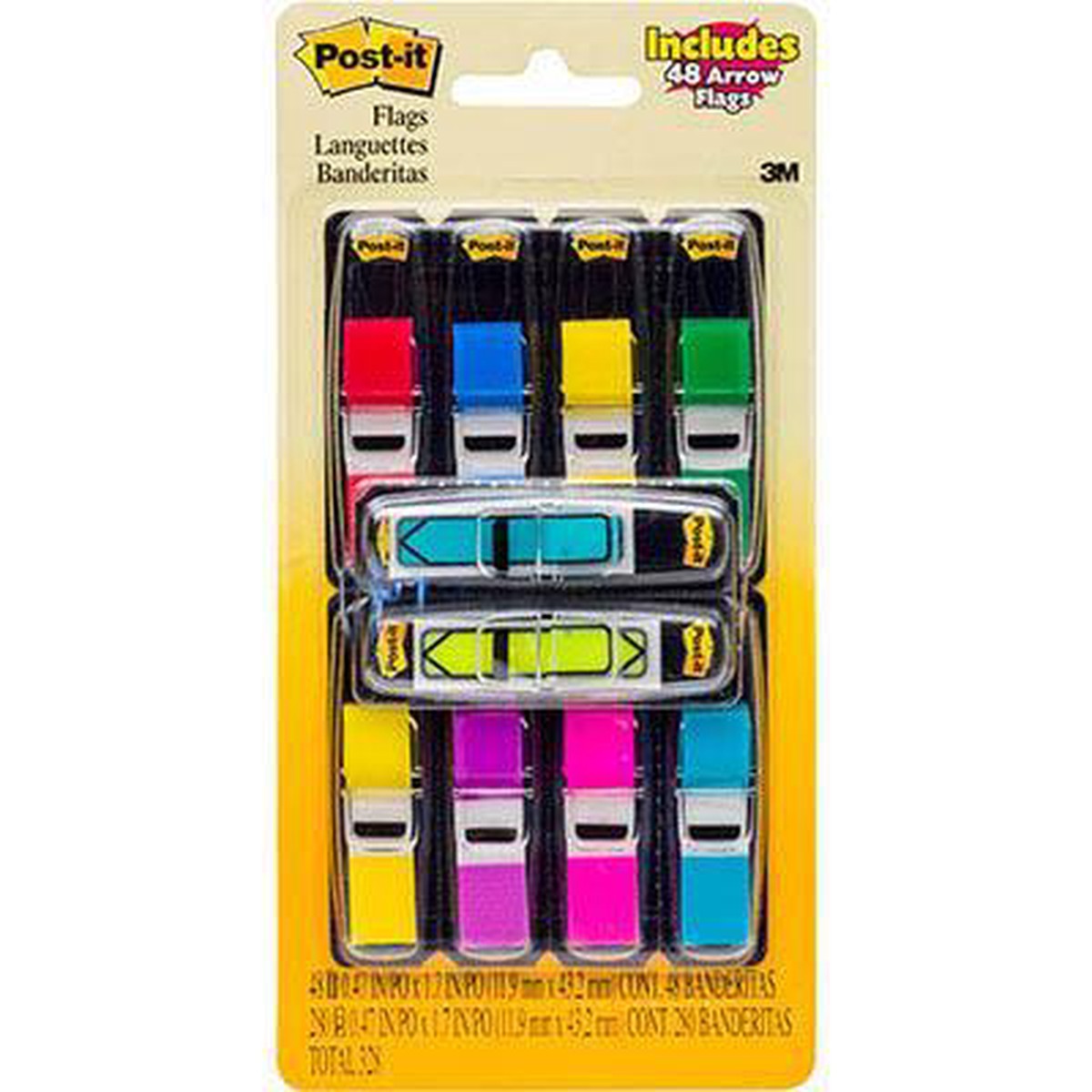 Post-It 683-Vad1 Flag Value Pack Mini Flags With Bonus Flags