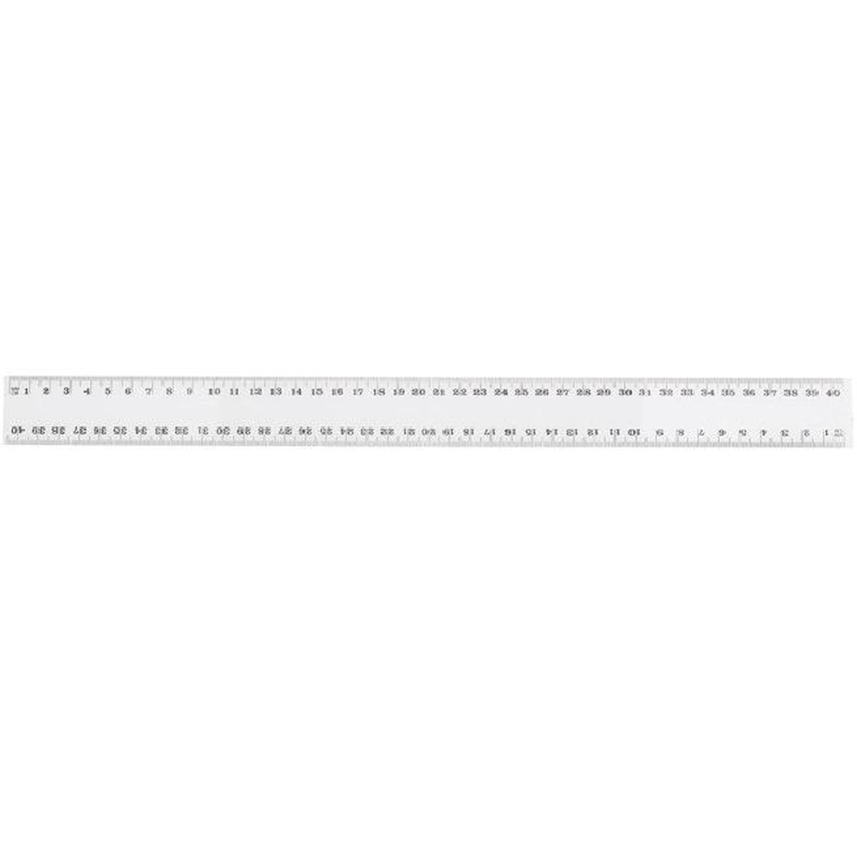 Celco Plastic Ruler 400mm 40cm Clear Pack 36