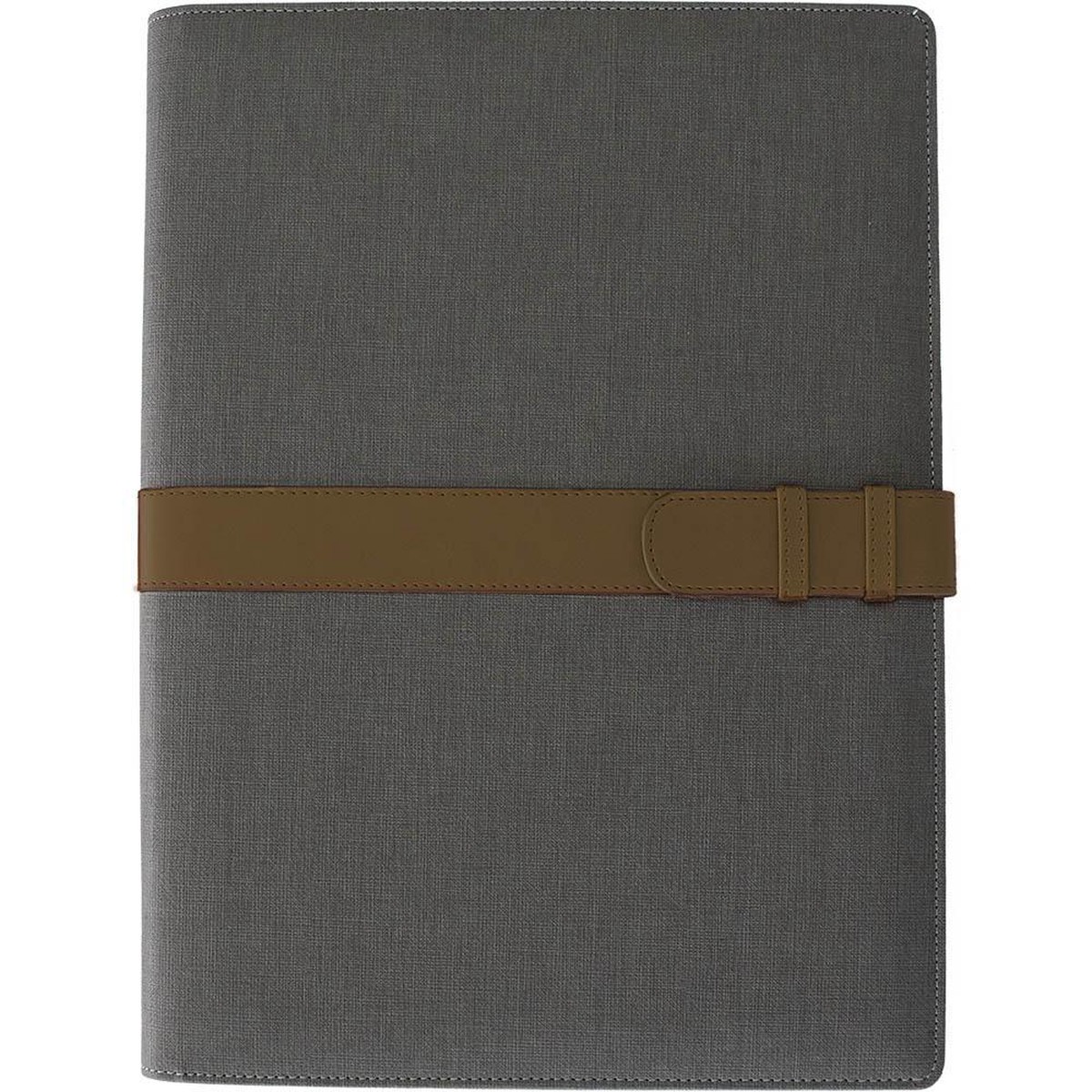 Collins Folio With Ipad Storage Strap Closure A4 Black