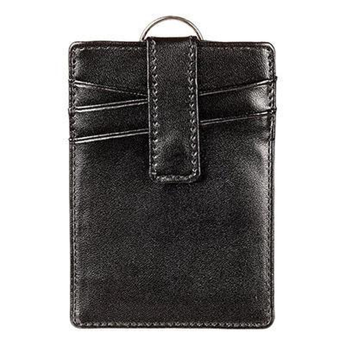Rexel Pass Holder With Key Ring Pu Finish