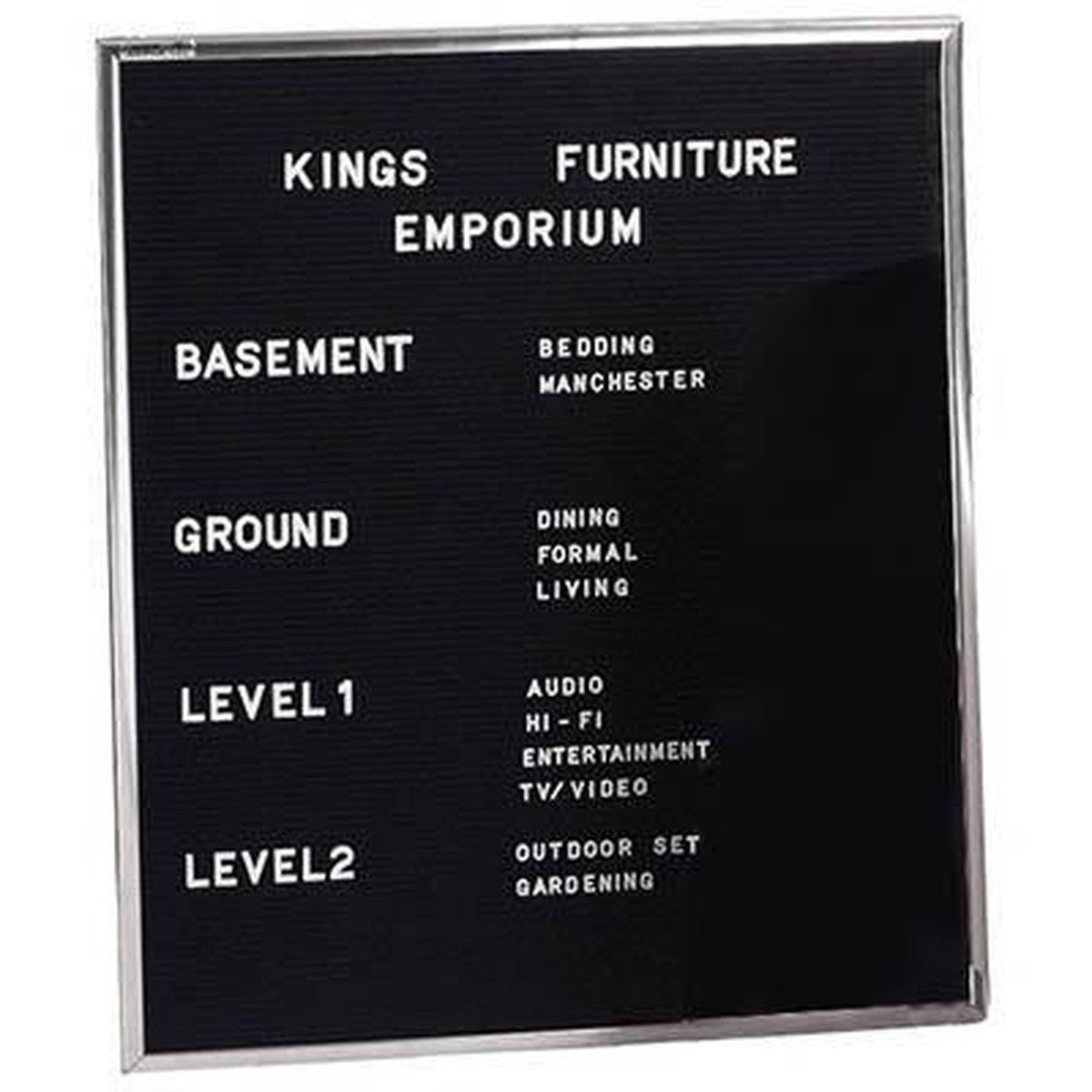 Visionchart Executive Letterboard 2000 X 1200Mm