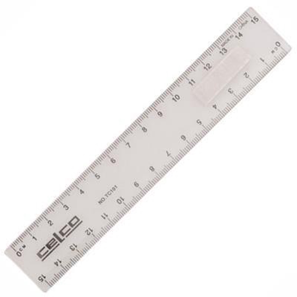 Celco Ruler Plastic Clear 150Mm Pack 25