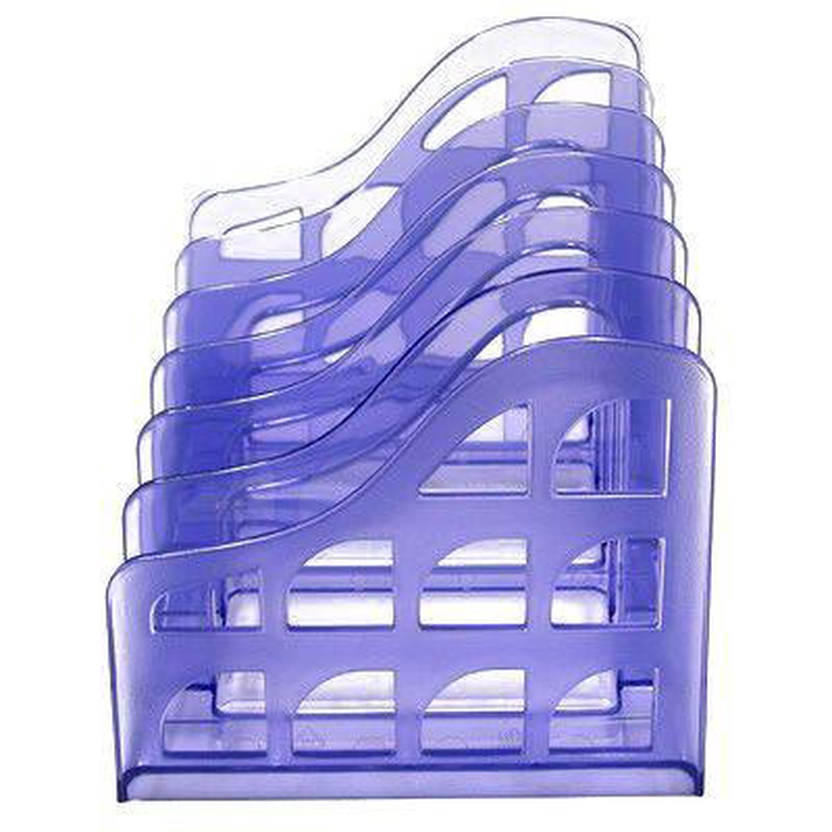 Metro Vertical Organiser File Sorter Grape