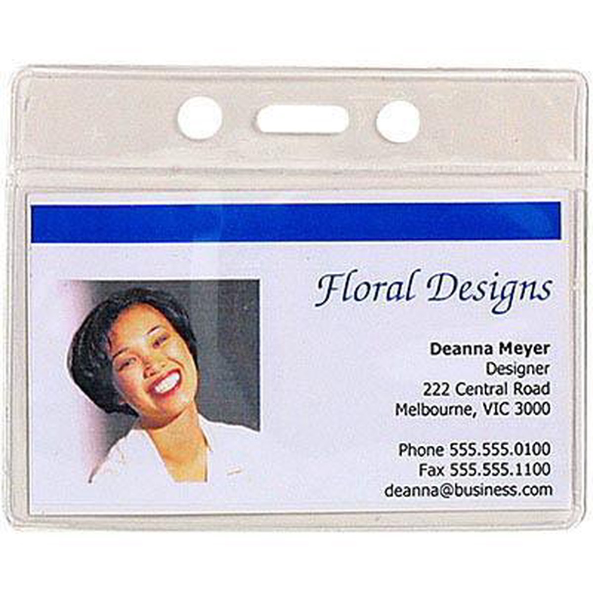 Rexel Id Pouch Soft Landscape Clear Pack 10