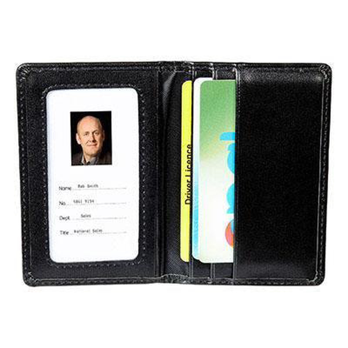 Rexel Wallet Pu Finish Black