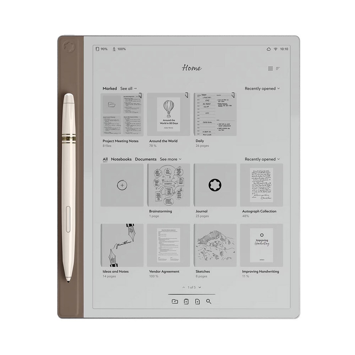 Montblanc Digital Paper Elixir Gold
