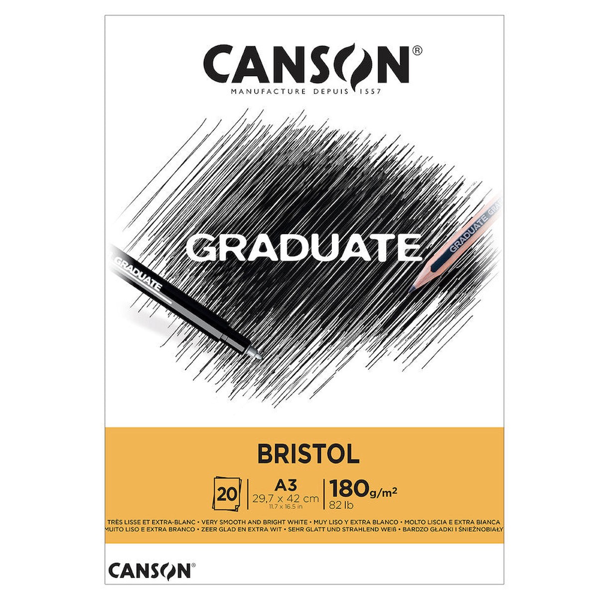 Canson Graduate Bristol Pad A3