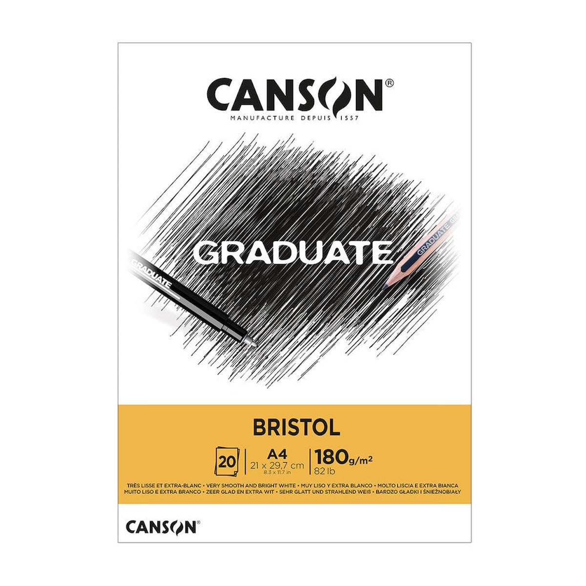 Canson Graduate Bristol Pad A4