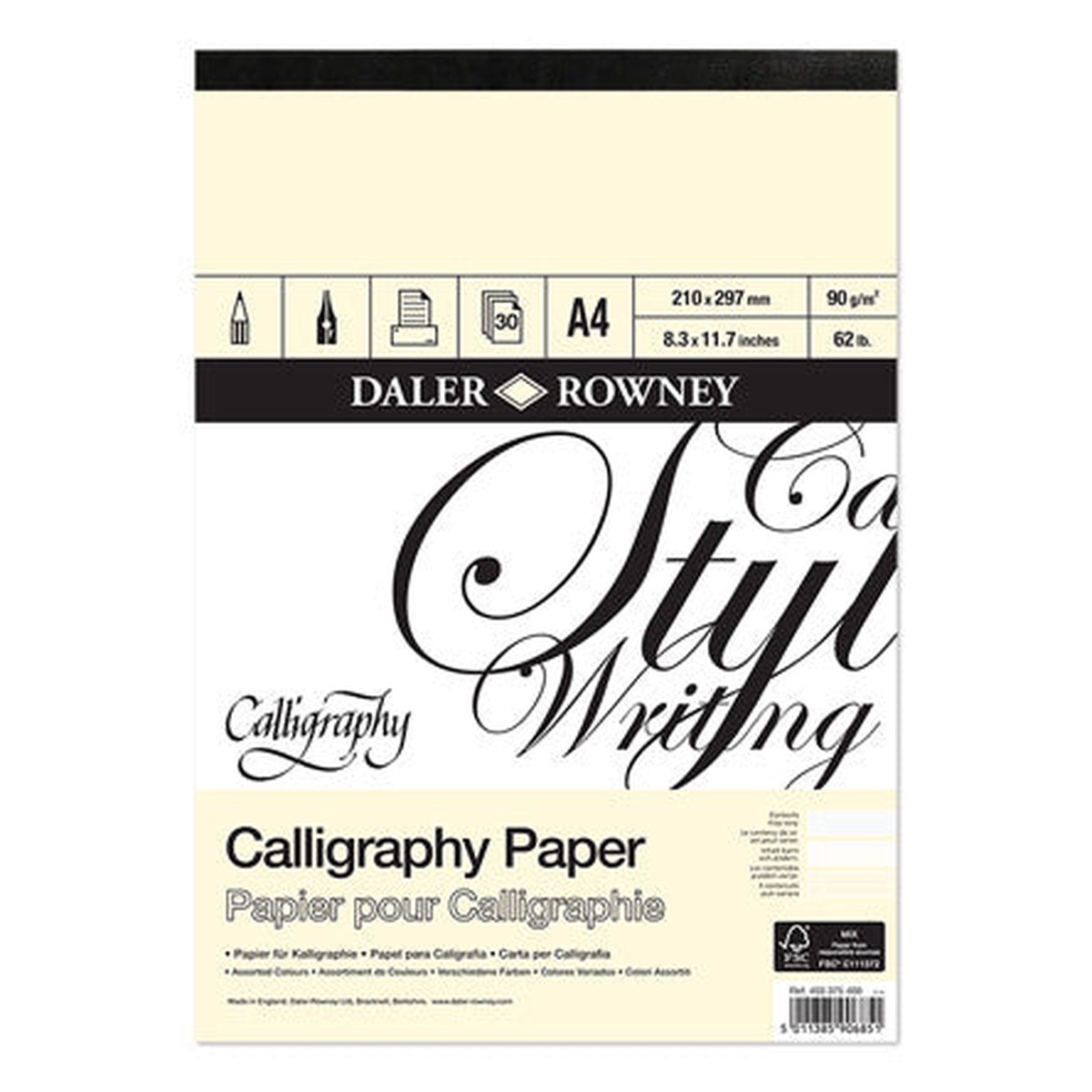 Daler-Rowney Calligraphy Pad A4